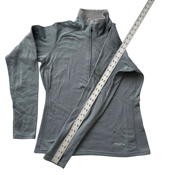 Patagonia VTG USA Made Regulator R1 1/2 Zip Expedition Weight Sage Pullover M - Picture 5 of 10